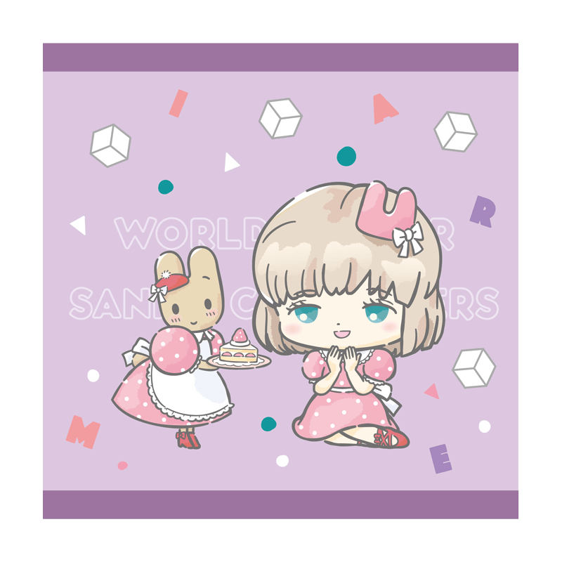 ワールドトリガー×サンリオキャラクターズ vol.2 ハンドタオル 那須 玲