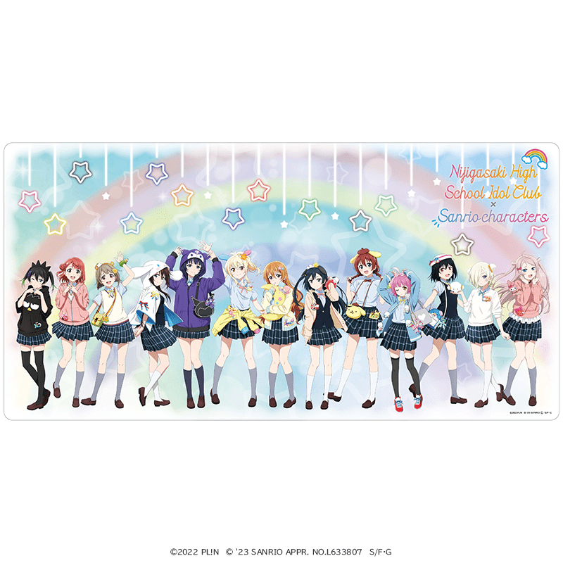 ラブライブ！虹ヶ咲学園スクールアイドル同好会×サンリオキャラクターズ デスクマット _vol2