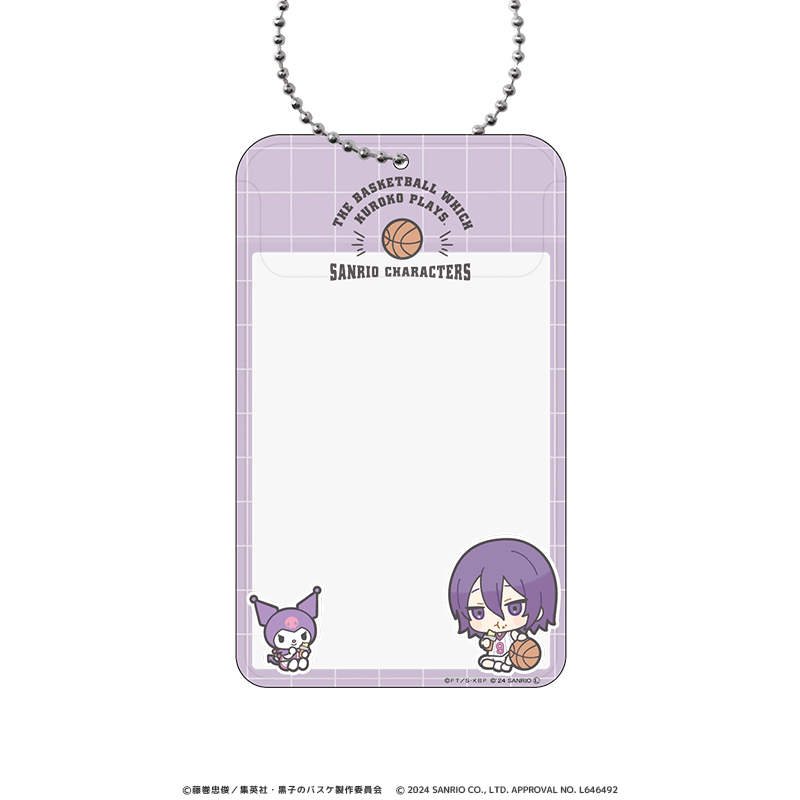 黒子のバスケ×サンリオキャラクターズ フォトカードホルダー 紫原 敦×クロミ