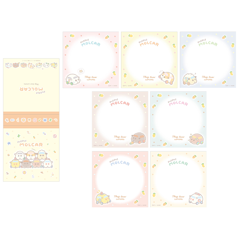 PUI PUI モルカー -DesignProduced by Sanrio- ブロックメモ