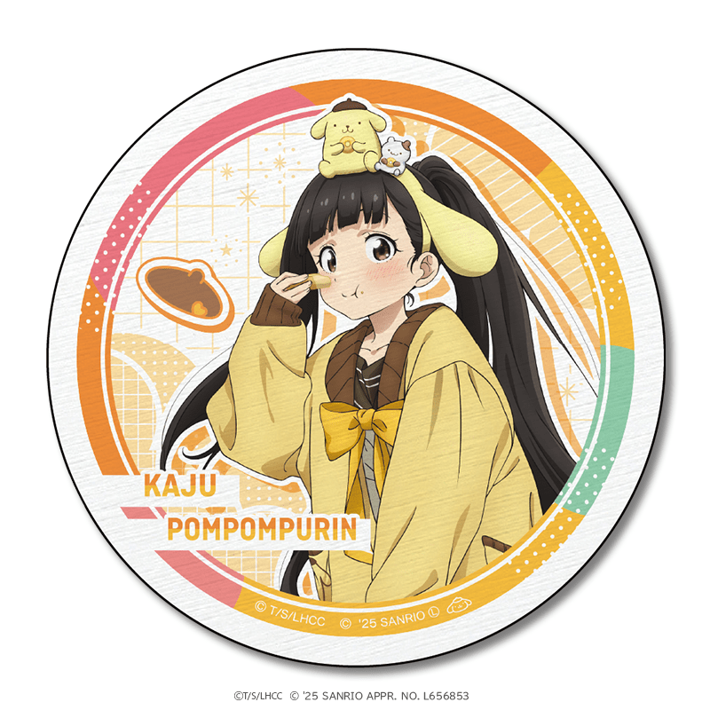 負けヒロインが多すぎる！×サンリオキャラクターズ 白雲石コースター 温水佳樹×ポムポムプリン