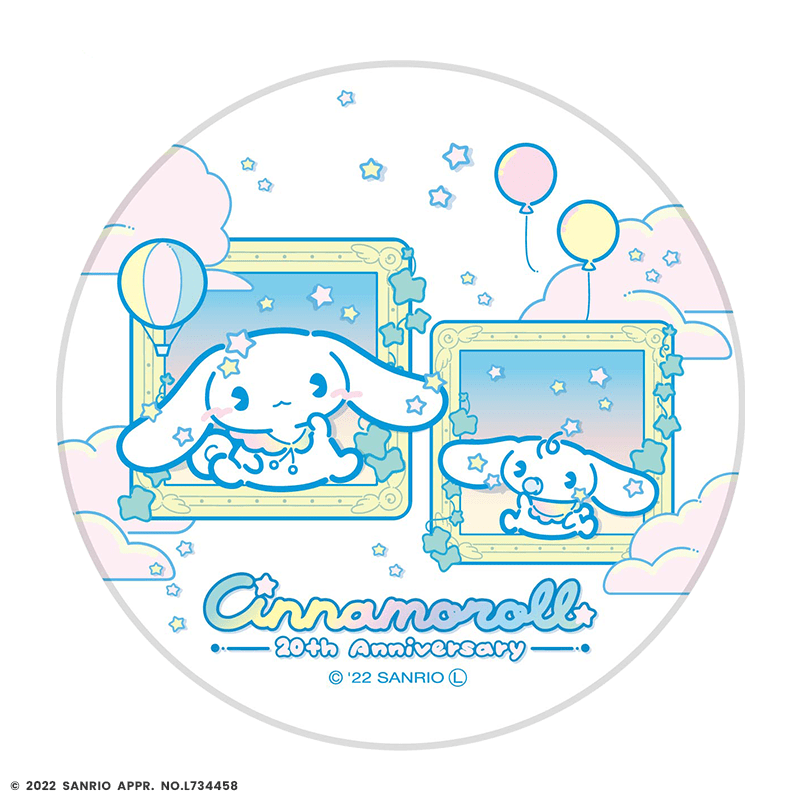 シナモロール×F*Kaori 白雲石吸水コースター シナモロール・みるく（ラウンド） 