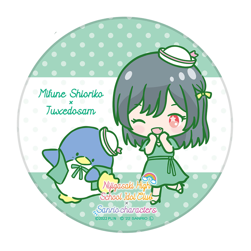 ラブライブ！虹ヶ咲学園スクールアイドル同好会×サンリオキャラクターズ 白雲石吸水コースター 三船栞子×タキシードサム