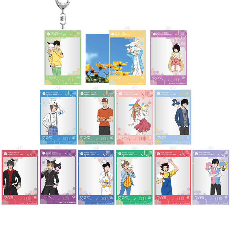ワールドトリガー×サンリオキャラクターズ vol.1 フレームアクリルキーホルダー（全13種）
