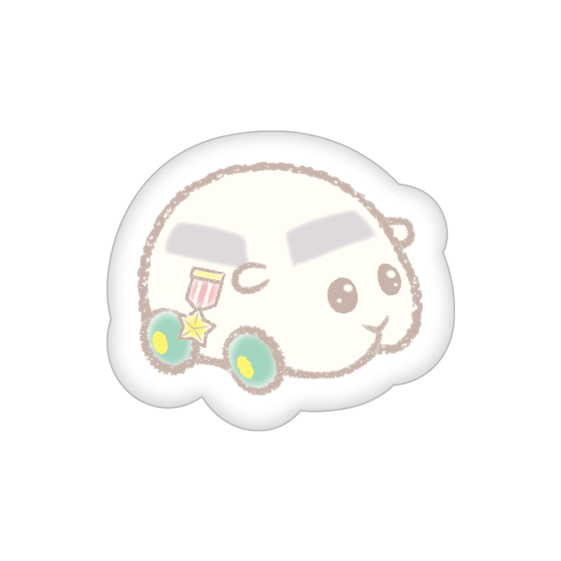 PUI PUI モルカー -DesignProduced by Sanrio- ふかふかバッジ シロモ