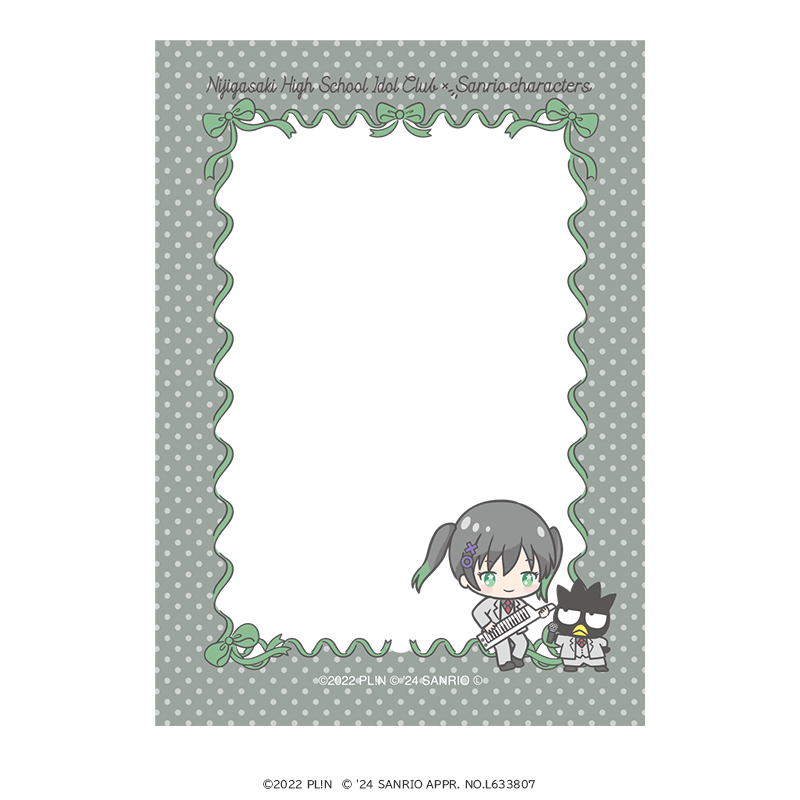 ラブライブ！虹ヶ咲学園スクールアイドル同好会×サンリオキャラクターズ 硬質カードケース B8 高咲 侑×バッドばつ丸