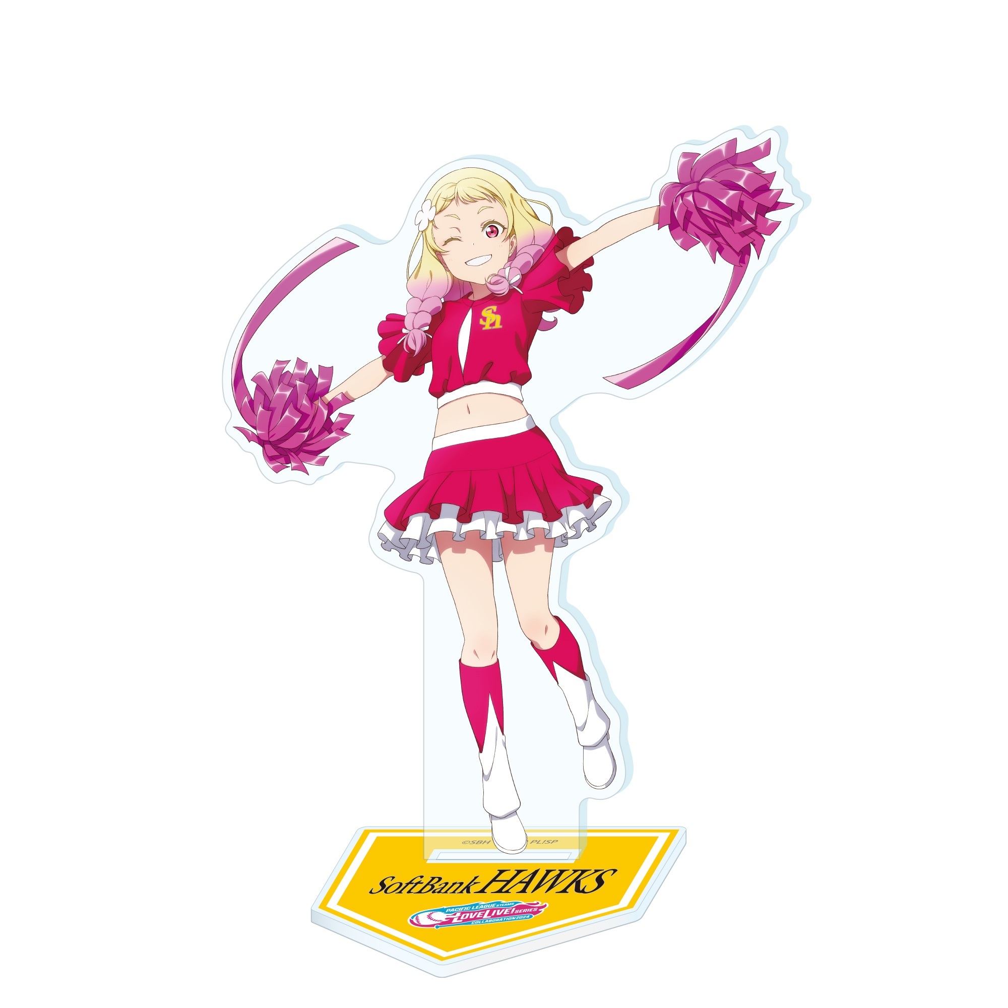 ラブライブ！スーパースター!! / 福岡ソフトバンクホークス アクリルスタンド 鬼塚夏美 _bb