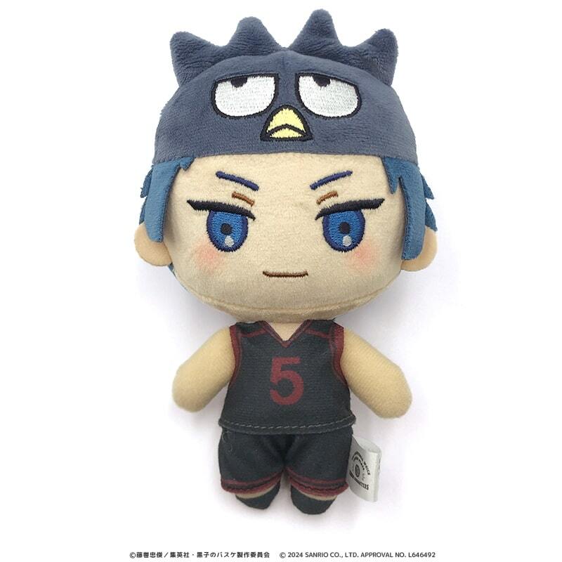 黒子のバスケ×サンリオキャラクターズ ボールチェーンマスコット 青峰大輝×バッドばつ丸