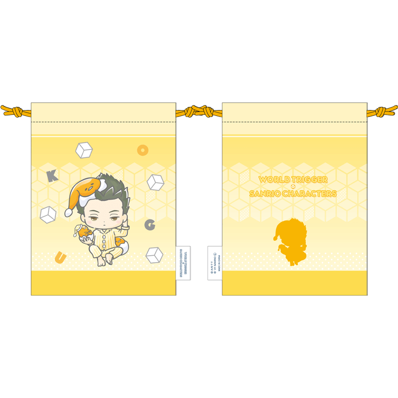 ワールドトリガー×サンリオキャラクターズ vol.2 巾着 村上 鋼