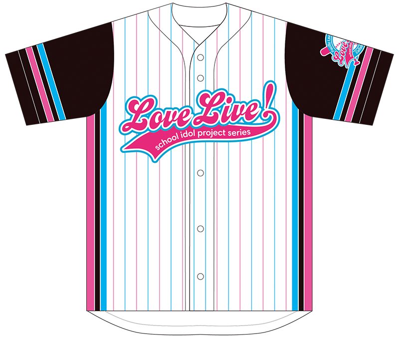 ラブライブ！シリーズ×パシフィック・リーグ6球団 ベースボールシャツ baseball