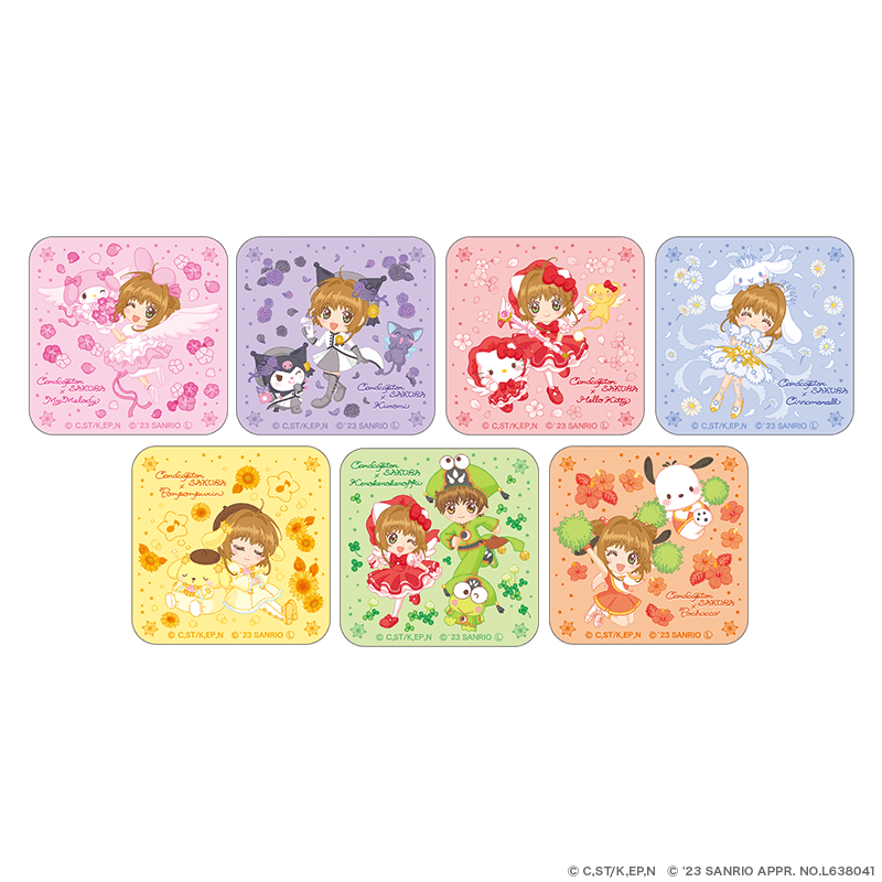 カードキャプターさくら×サンリオキャラクターズ アクリルマグネット フラワーver.（全7種）