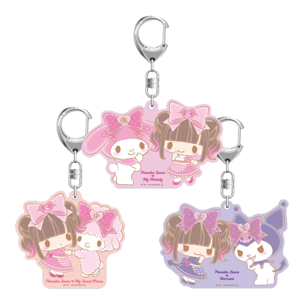 Nanaka Suwa♡My Melody カラーアクリルキーホルダー(全３種)
