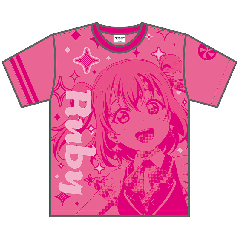 ラブライブ！サンシャイン!! カラーTシャツ KU-RU-KU-RU Cruller! ver. ルビィ