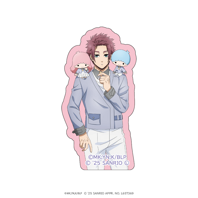 ブルーロック×サンリオキャラクターズ ダイカットステッカー 糸師冴×リトルツインスターズ _pre