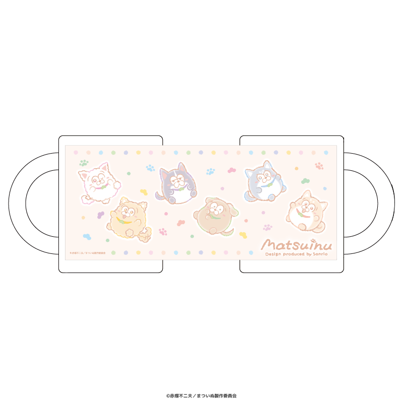 Matsuinu Design produced by Sanrio マグカップ
