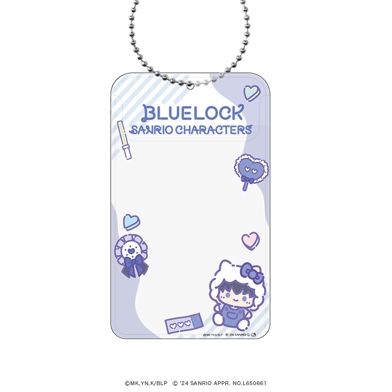 ブルーロック×サンリオキャラクターズ コレクトカードホルダー ミニぬいver. 潔 世一＆ハローキティ