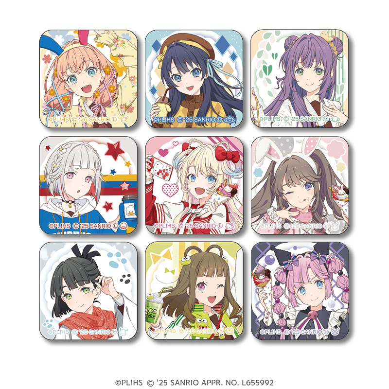 ラブライブ！蓮ノ空女学院スクールアイドルクラブ×サンリオキャラクターズ アクリルマグネット 放課後ver.（全9種）