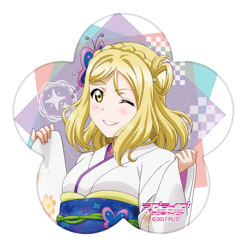 ラブライブ！サンシャイン!! 陶器コースター 晴れ着Collection ver. 鞠莉