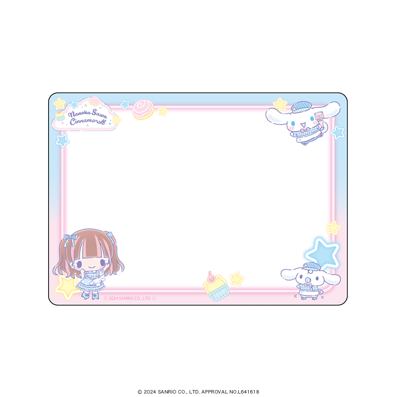 Nanaka Suwa ♡ Cinnamoroll 硬質ブロマイドケース アメリカンダイナーver. 横