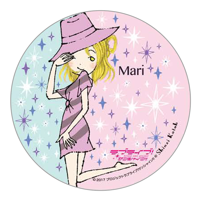 シンジカトウ×ラブライブ！サンシャイン!! 陶器コースター 鞠莉