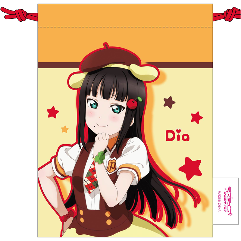 ラブライブ！サンシャイン!!×サンリオキャラクターズ 巾着 ダイヤ