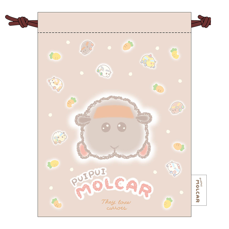 PUI PUI モルカー -DesignProduced by Sanrio- 巾着 テディ