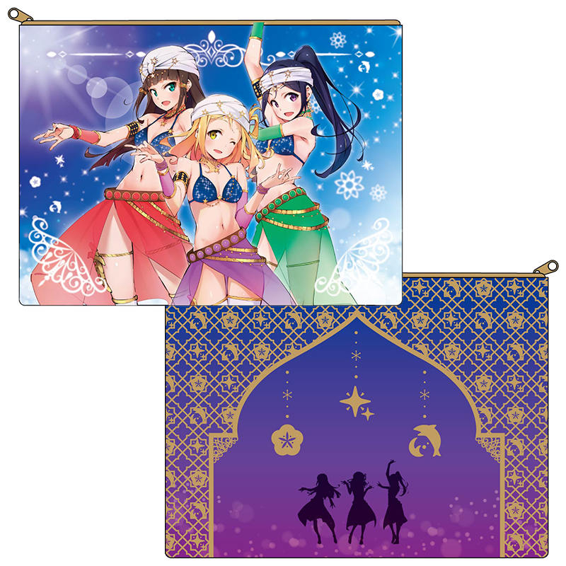 ラブライブ！サンシャイン!! フラットポーチ KOKORO Magic “A to Z” ver. 3年生