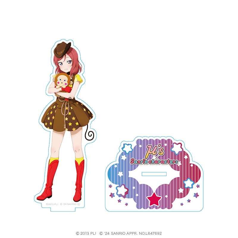 ラブライブ！×サンリオキャラクターズ アクリルスタンド 西木野真姫×おさるのもんきち
