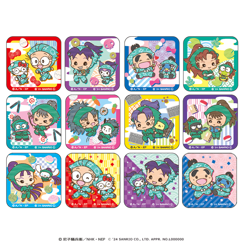 忍たま乱太郎×サンリオキャラクターズ アクリルマグネット（全12種）_pre