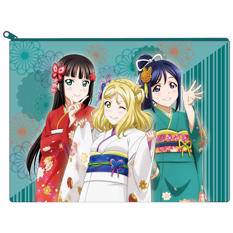 ラブライブ！サンシャイン!! シリコンポーチ 晴れ着Collection ver. 3年生