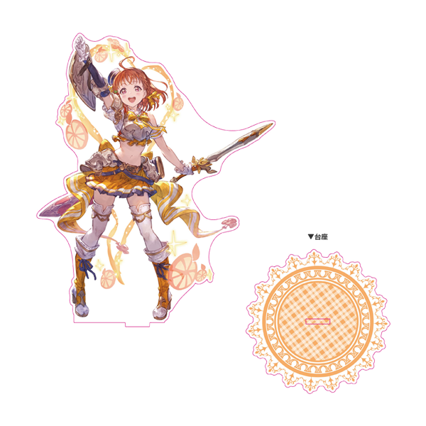 グランブルーファンタジー×ラブライブ！サンシャイン!! アクリルスタンド Aqours 千歌