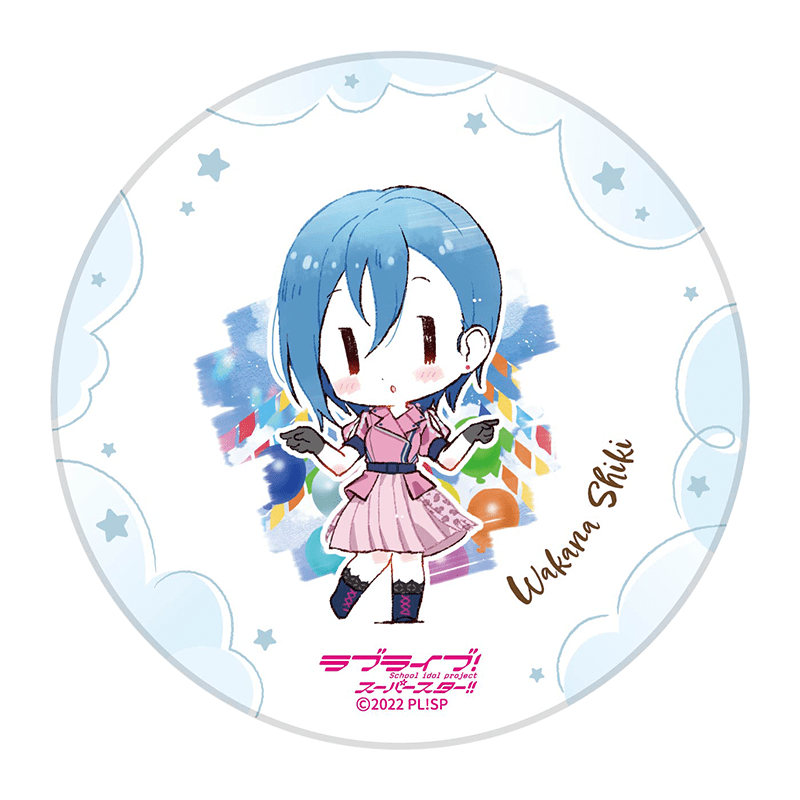 ラブライブ！スーパースター!! 白雲石吸水コースター WE WILL!! ver. 若菜四季（イラスト：清瀬赤目）