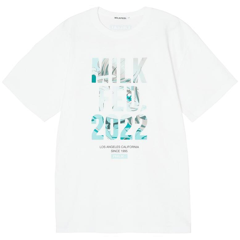 ミルクフェド×ラブライブ！スーパースター!! 可可 S/S TEE WHITE