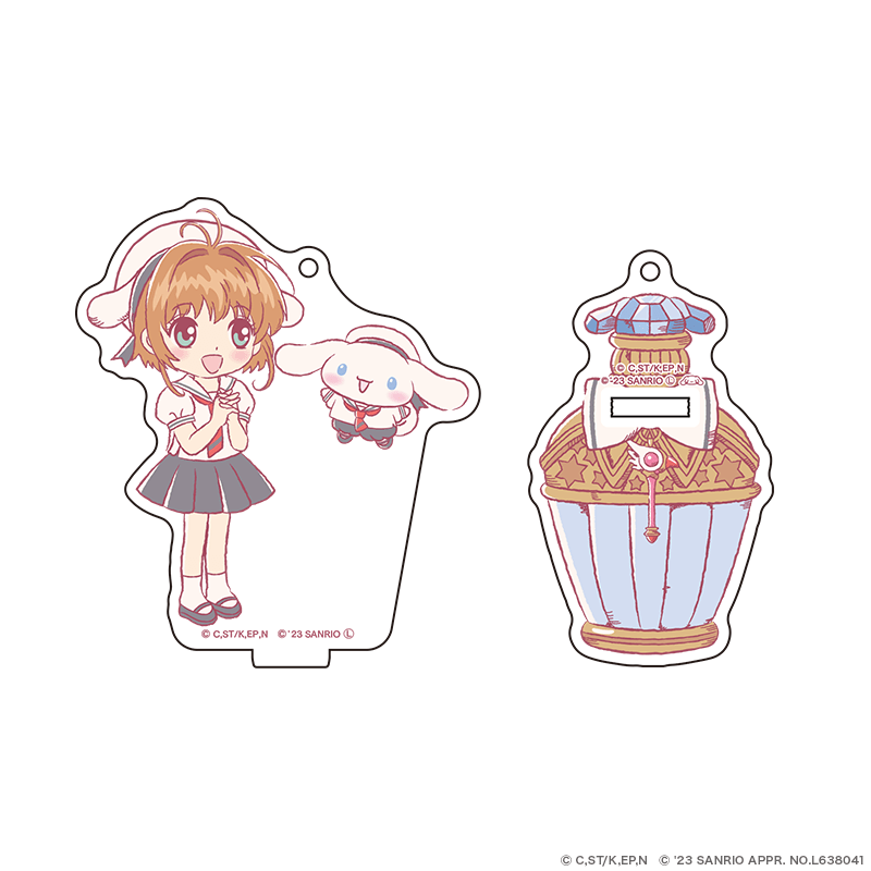 カードキャプターさくら×サンリオキャラクターズ アクリルスタンドキーホルダー パフュームver. さくら×シナモロール