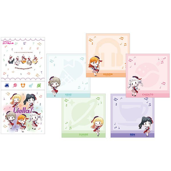 ラブライブ！スーパースター!! ブロックメモ TVアニメOP ver.（イラスト：清瀬赤目）