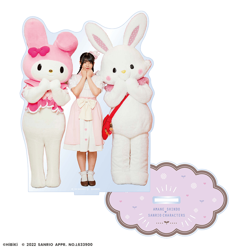 進藤あまね×サンリオキャラクターズ アクリルスタンド 進藤あまね×マイメロディ・ウィッシュミーメル
