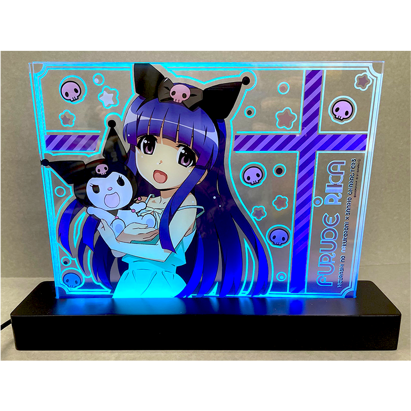 ひぐらしのなく頃に卒×サンリオキャラクターズ 光るアクリルパネル 梨花