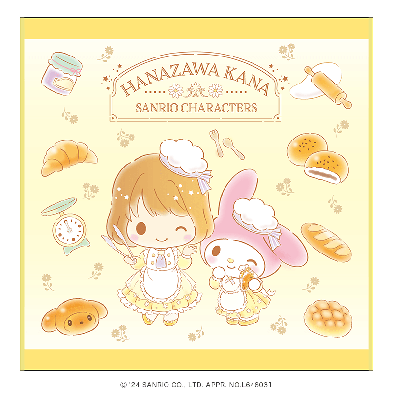 花澤香菜×サンリオキャラクターズ ハンドタオル 