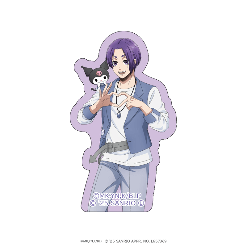 ブルーロック×サンリオキャラクターズ ダイカットステッカー 御影玲王×クロミ _pre