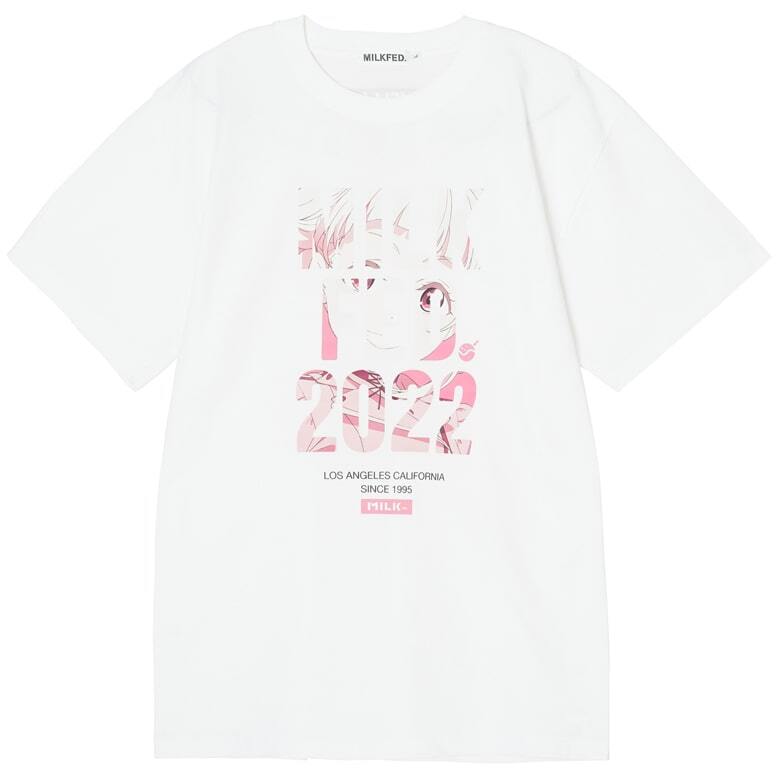 ミルクフェド×ラブライブ！スーパースター!! 千砂都 S/S TEE WHITE