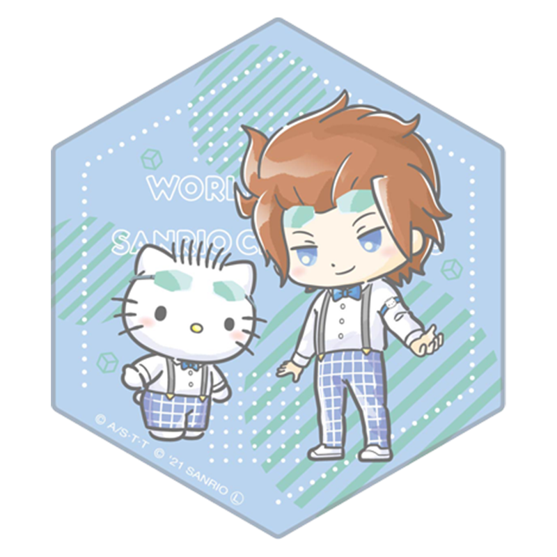 ワールドトリガー×サンリオキャラクターズ vol.1 六角陶器コースター 迅 悠一