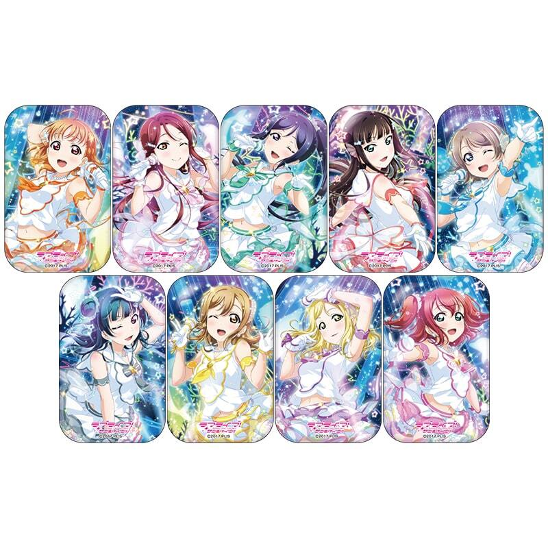ラブライブ！サンシャイン!! スクエア缶バッジ ナインウェイブドルフィンver.(全9種）