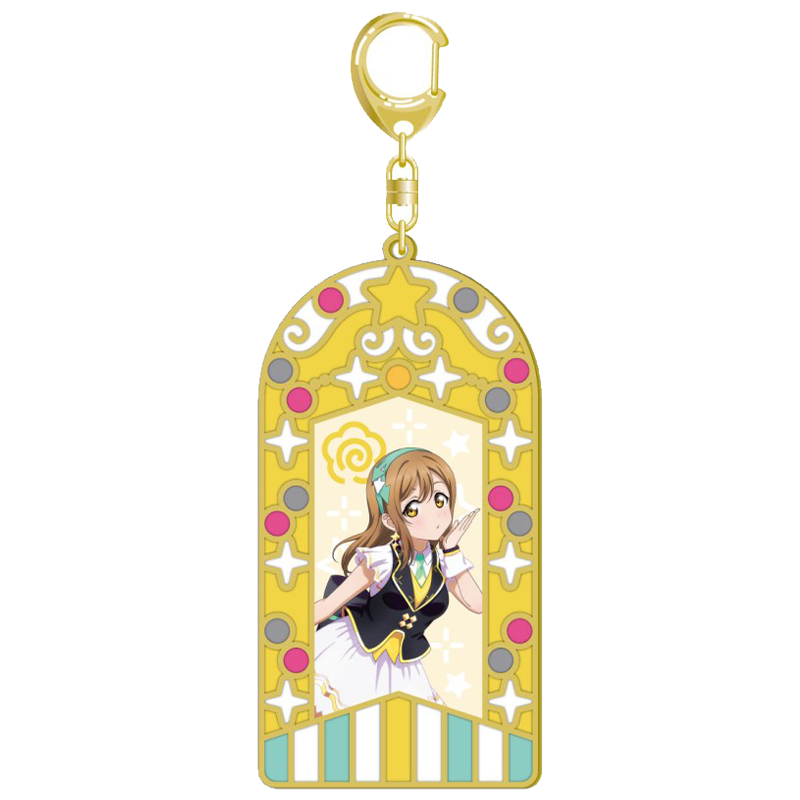 ラブライブ！サンシャイン!! ステンドグラスキーホルダー KU-RU-KU-RU Cruller! ver. 花丸