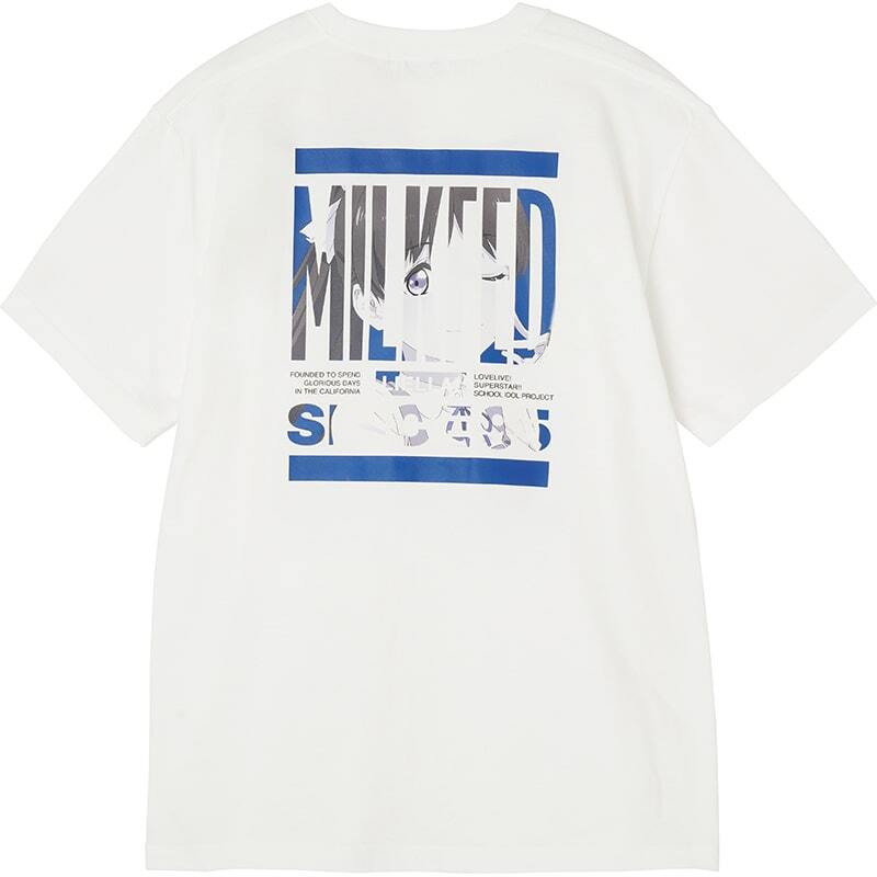 ミルクフェド×ラブライブ！スーパースター!! 恋 S/S TEE WHITE vol.2