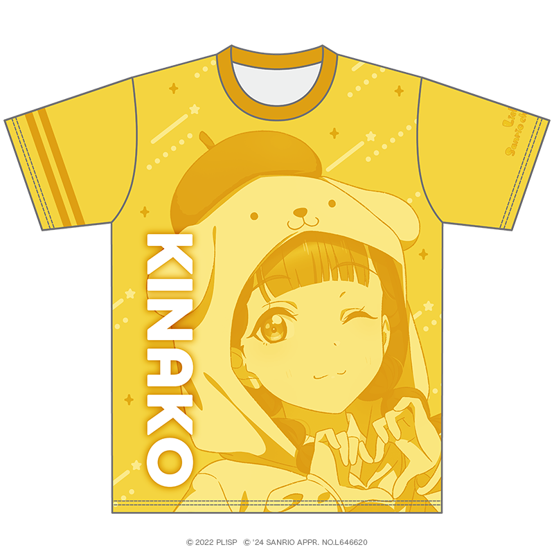 ラブライブ！スーパースター!! カラーTシャツ 桜小路きな子×ポムポムプリン 放課後ver. 