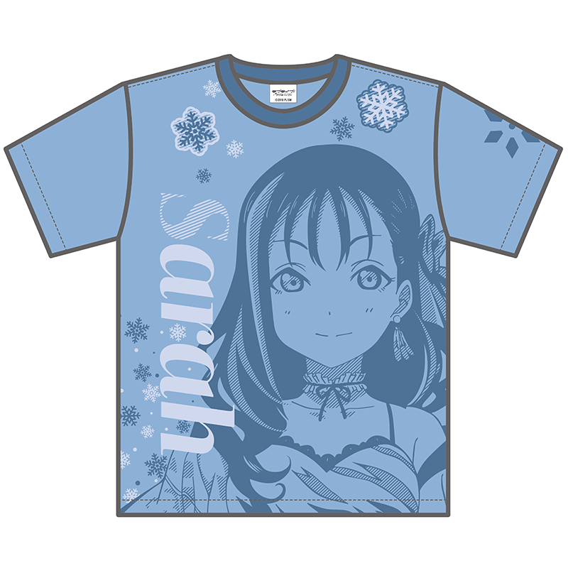 ラブライブ！サンシャイン!! Saint Snow Tシャツ Dazzling White Town ver. 聖良