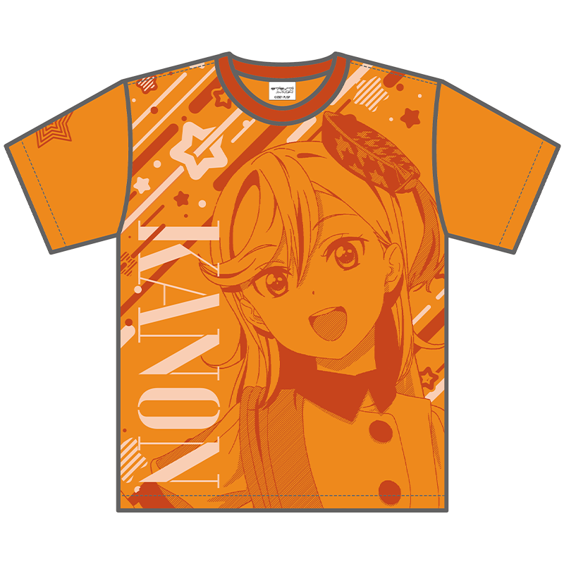 ラブライブ！スーパースター!! カラーTシャツ TVアニメOP ver. 澁谷かのん _kanon