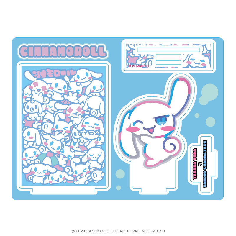 寺田てら×サンリオキャラクターズ アクリルジオラマスタンド シナモロール