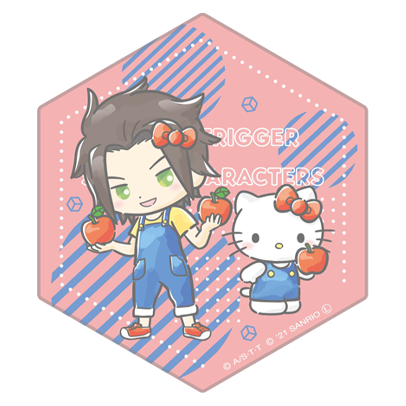 ワールドトリガー×サンリオキャラクターズ vol.1 六角陶器コースター 嵐山 准