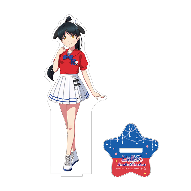 ラブライブ！スーパースター!!×サンリオキャラクターズ アクリルスタンド 葉月恋×ポチャッコ _ren